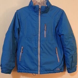 L.L. Bean Kids Bright Blue Puffer Jacket